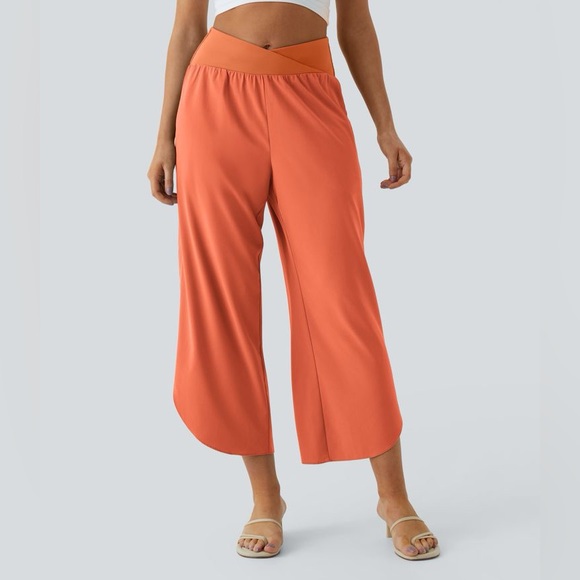 HALARA Pants - Halara Breezeful™ High Waisted Crossover Quick Dry Resort Pants with Pockets